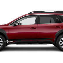 Geslepen Zijstrepen Vinyl Sticker Kit voor Subaru Outback_2