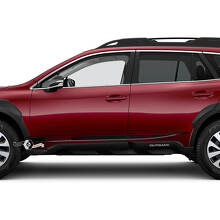 Zijrockerpaneel Vinyl Sticker Decal Grafische sticker 2 passen bij Suba Outback
 2