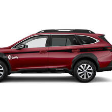 Suba Outback zijaccentdeuren Vinylsticker sticker Grafische Suba-sticker
 2