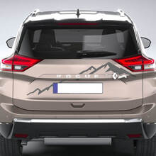 Bergen Nissan Rogue achterbumper vinyl sticker sticker afbeelding
 2