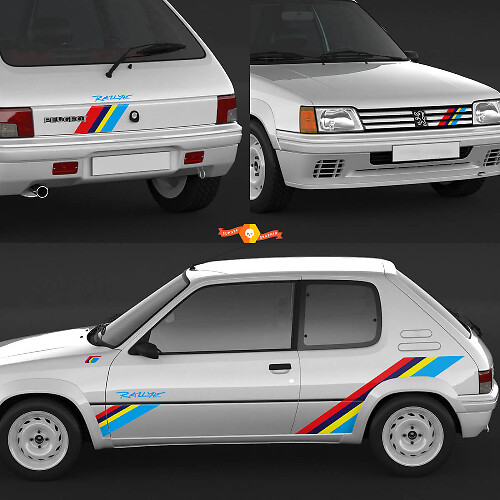 Peugeot 205 Rallye stickerset vinylstickers
