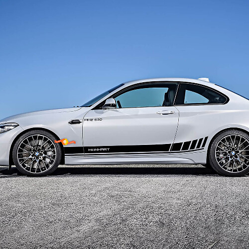BMW M2 F87 M2 Full Body Stripes Kap Dak Kofferbak Voorruit Sticker vinyl sticker
