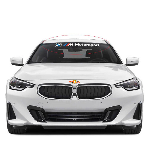 BMW M Motorsport voorruit sticker vinyl sticker
