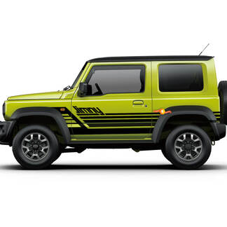 Suzuki JIMNY Retro strepen zijdeuren sticker sticker graphics
