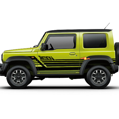 Suzuki JIMNY Retro Strepen Zijkanten deursticker grafische
