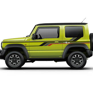 Suzuki JIMNY Wings Side Stripes Doors stickerstickerafbeeldingen
 1