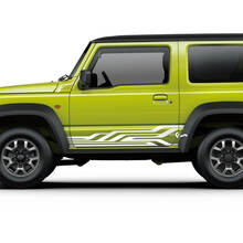 Suzuki JIMNY Geometry Side Stripes Doors stickerstickerafbeeldingen
 3