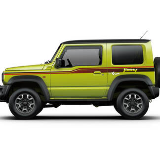 Suzuki JIMNY Side Stripes Doors stickersticker met kleurverloop
 1