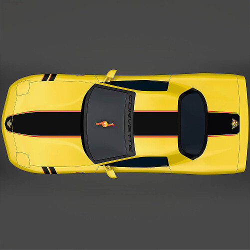 Chevrolet Corvette C5 strepen stickers stickers
