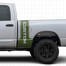 CastomLettering Achterzijstrook Vinyl Decal Kit Voor Dodge Ram Power Wagon_3