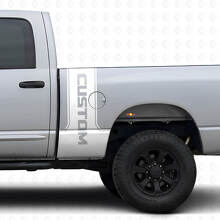 CastomLettering Achterzijstrook Vinyl Decal Kit Voor Dodge Ram Power Wagon_5