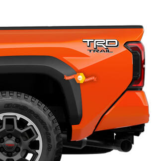 Paar TRD Trail Tacoma Toyota Racing Development Bed Side Truck Decals Stickers 3 kleuren
