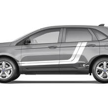 2x Ford Edge deuren vinyl strepen body sticker vinyl grafische sticker
 2