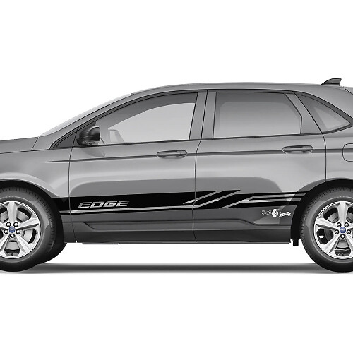 2x Ford Edge Doors Vinyl Racing Stripes carrosseriesticker vinyl grafische sticker

