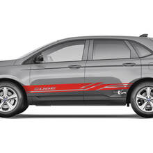 2x Ford Edge Doors Vinyl Racing Stripes carrosseriesticker vinyl grafische sticker
 2