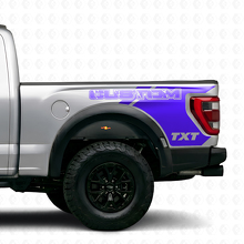 Raptor-stijl achterspatbord vinylstickers voor Musclecar F-150_2