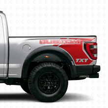 Raptor-stijl achterspatbord vinylstickers voor Musclecar F-150_4