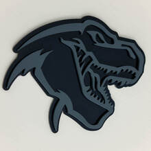 3D-badge spatbordbadges embleem TRX dinosaurus Dodge
 2