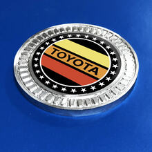 3D-badge Toyota Vintage Stars TRD metalen aluminium embleem
 2