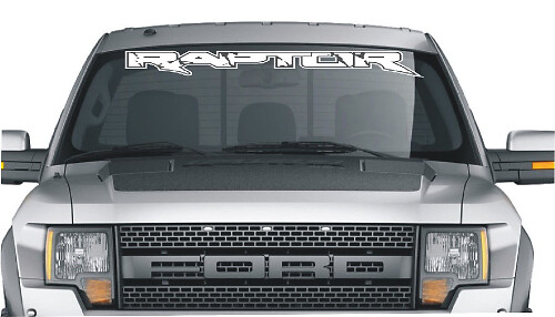 Raptor Voorruit Vinyl Decal Banner 4.5 x 40 voor Musclecar Truck