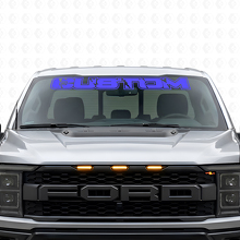 Aangepaste Lettering Voorruit Vinyl Sticker voor Musclecar Truck_2