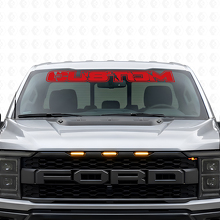 Aangepaste Lettering Voorruit Vinyl Sticker voor Musclecar Truck_5