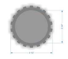 USA Amerikaanse vlag Metaal Aluminium Badge Nachtkastje Tandwielembleem Aluminium
 2