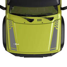 Vlag Geruit Racing Motorkap Strepen Decal Sticker Grafieken 2 Voor Suzuki JIMNY 3