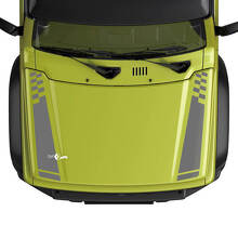 Suzuki JIMNY Motorkap Strepen Geruite Vlag sticker graphics
 3