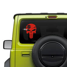 Suzuki JIMNY achterruit Punisher stickerstickerafbeeldingen
 2