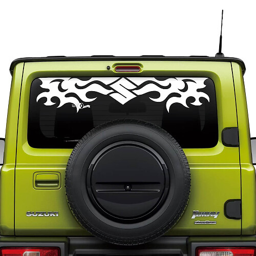 Suzuki JIMNY Tribal achterruitlogo stickerstickerafbeeldingen
