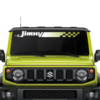 Suzuki JIMNY geruite vlag gradiënt voorruit sticker sticker graphics
