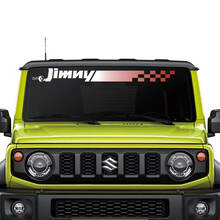 Suzuki JIMNY geruite vlag gradiënt voorruit sticker sticker graphics
 2