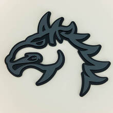 Bronco Horse 3D-badge Spatbordbadges embleem
 2