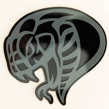 Hellsnake Snake 3D Spatschermbadge Embleem_4