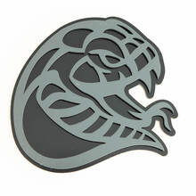 Hellsnake Snake 3D Spatschermbadge Embleem_5