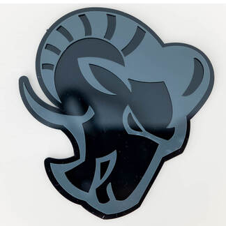 HellRam Ram 3D-badge Spatbordbadges embleem
 1