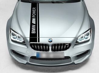 BMW Dual Rally Hood Stripe Racing M Power Motorsport Performance vinyl sticker
