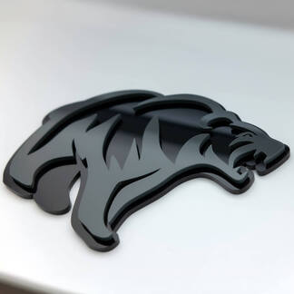 Boze Grizzly Bear aangepaste 3D Badge Fender Badges embleem
 1