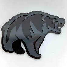 Boze Grizzlybeer 3D Spatschermbadge Embleem_2