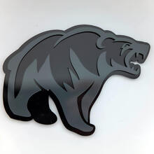 Boze Grizzly Bear aangepaste 3D Badge Fender Badges embleem
 2