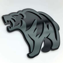 Boze Grizzlybeer 3D Spatschermbadge Embleem_4