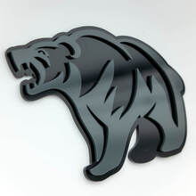 Boze Grizzly Bear aangepaste 3D Badge Fender Badges embleem
 4