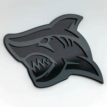Shark 3D voorspatbordbadge embleem_3