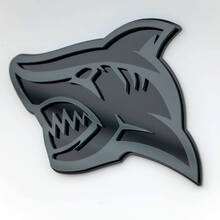 Shark 3D-badge spatbordbadges embleem
 4