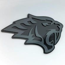 Helltiger Tiger 3D Badge Spatbordbadges embleem
 2