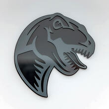 T-Rex Dinosaurus 3D Spatscherm Badge Embleem_2