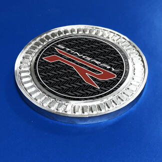 3D-badge Stingray R Chevrolet Corvette metalen aluminium embleem
