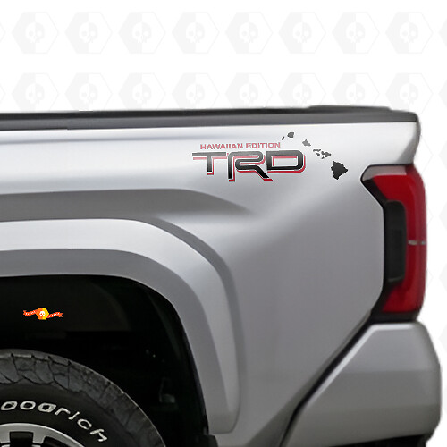 TRD Hawaiian Edition Zij Vinyl Decal Set voor Toyota Trucks