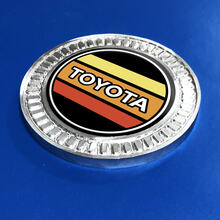 3D-badge Toyota Vintage TRD Retro Heritage Racing strepen metalen aluminium embleem 2
 2